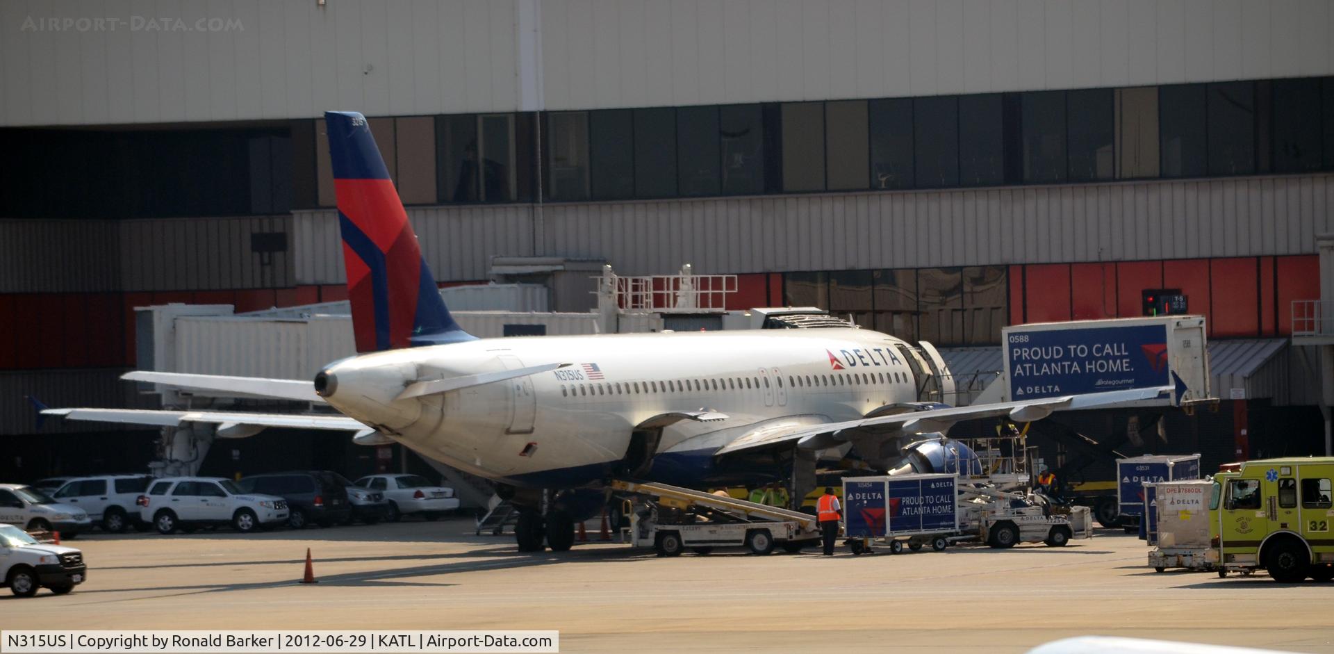 N315US, 1991 Airbus A320-211 C/N 171, Atlanta