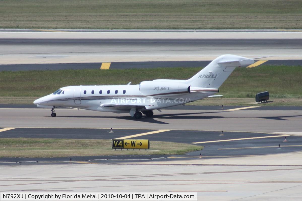 N792XJ, 2008 Cessna 750 Citation X Citation X C/N 750-0292, Citation X