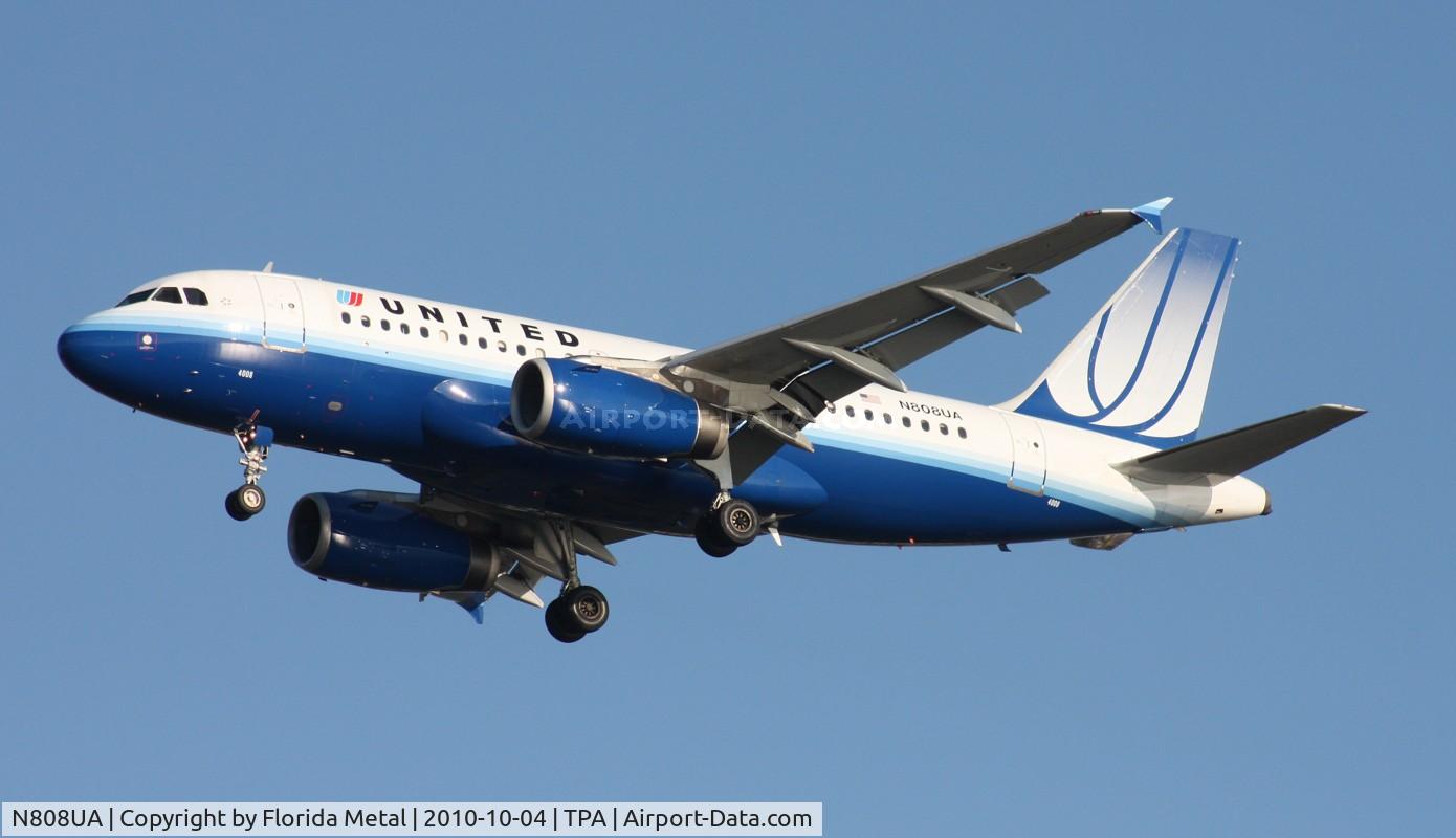 N808UA, 1998 Airbus A319-131 C/N 804, United A319