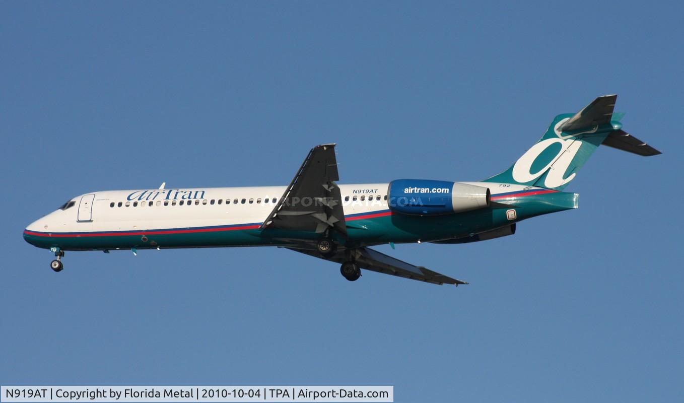 N919AT, 2001 Boeing 717-200 C/N 55084, Air Tran 717