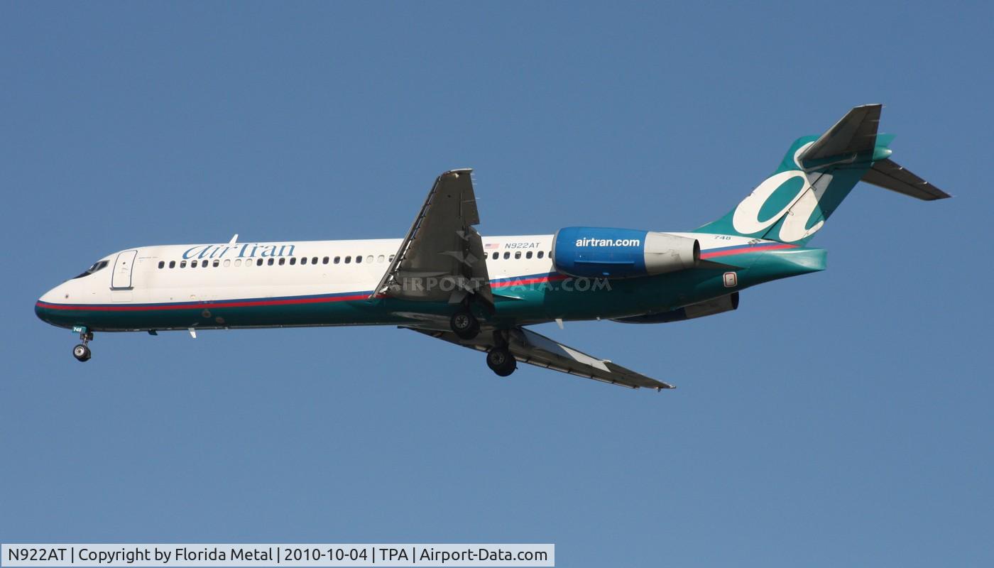 N922AT, 2005 Boeing 717-200 C/N 55050, Air Tran 717
