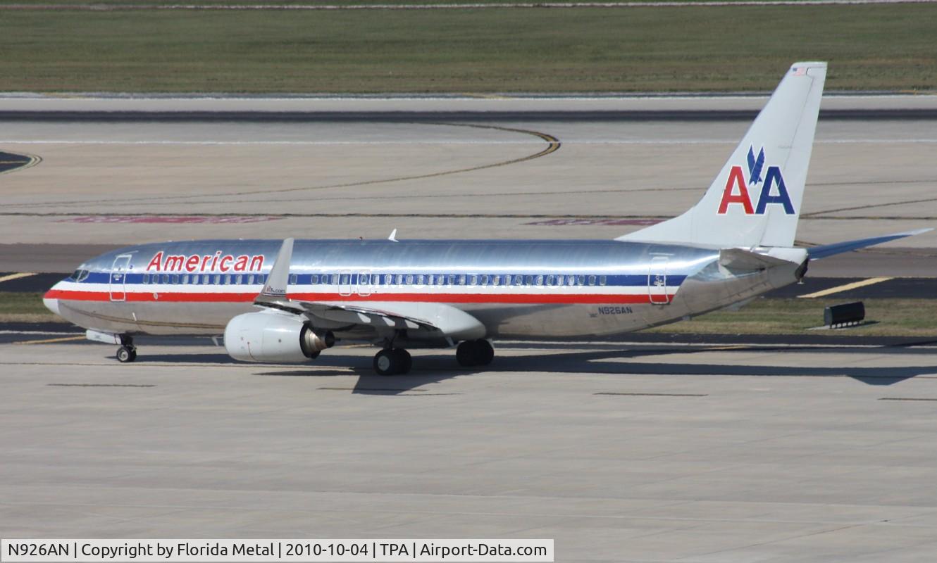 N926AN, 2000 Boeing 737-823 C/N 29527, American 737
