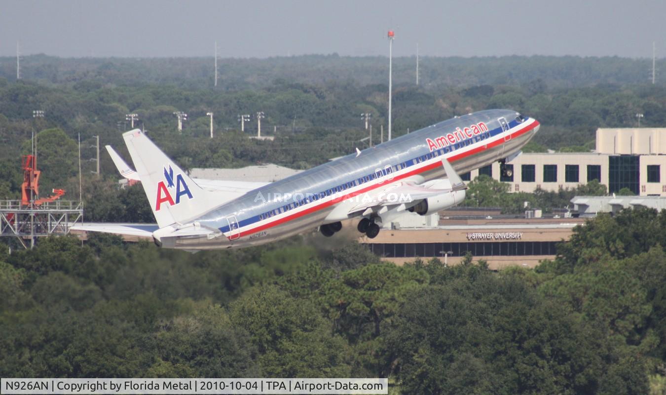 N926AN, 2000 Boeing 737-823 C/N 29527, American 737