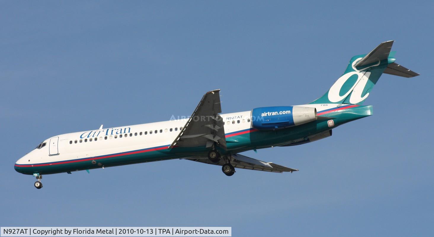 N927AT, 2000 Boeing 717-200 C/N 55077, Air Tran 717