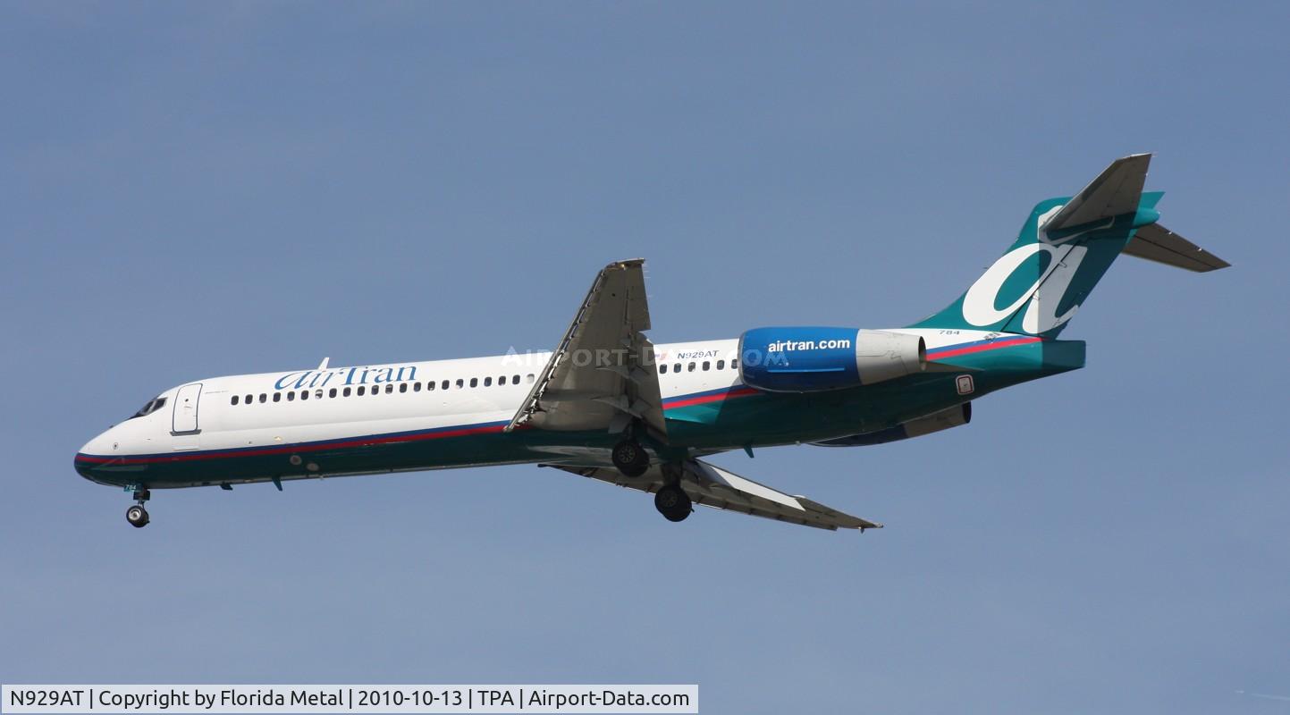 N929AT, 2000 Boeing 717-200 C/N 55075, Air Tran 717
