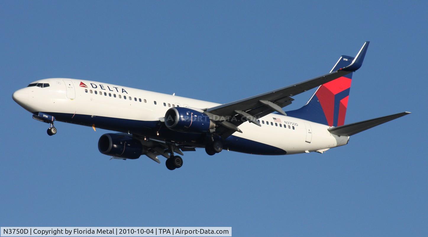 N3750D, 2001 Boeing 737-832 C/N 32375, Delta 737-800