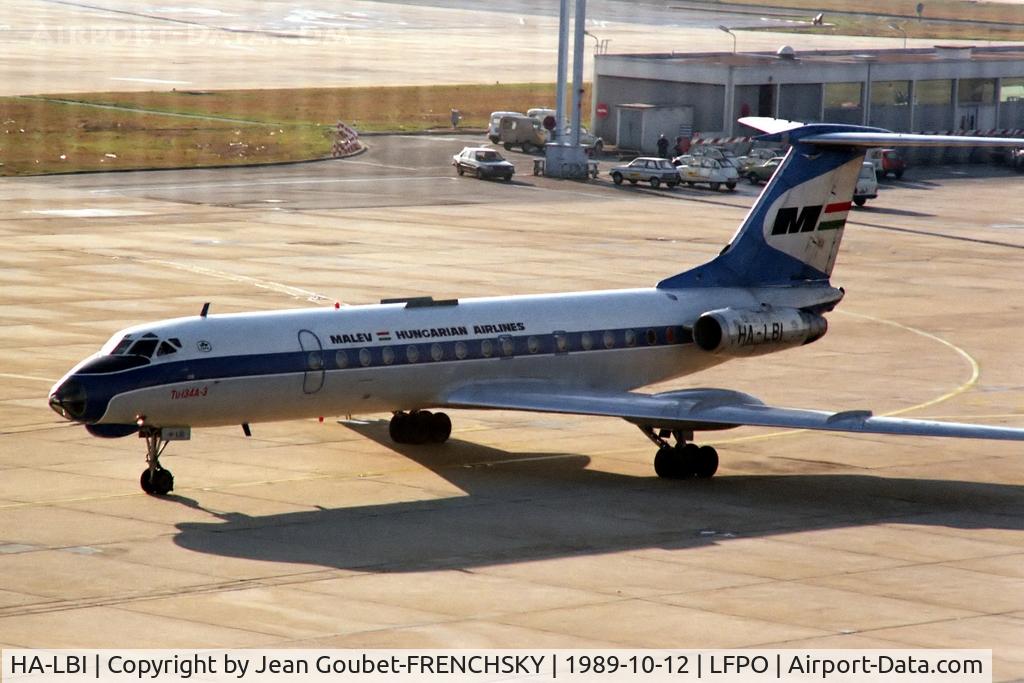 HA-LBI, 1971 Tupolev Tu-134A-3 C/N 1351301, Orly Sud