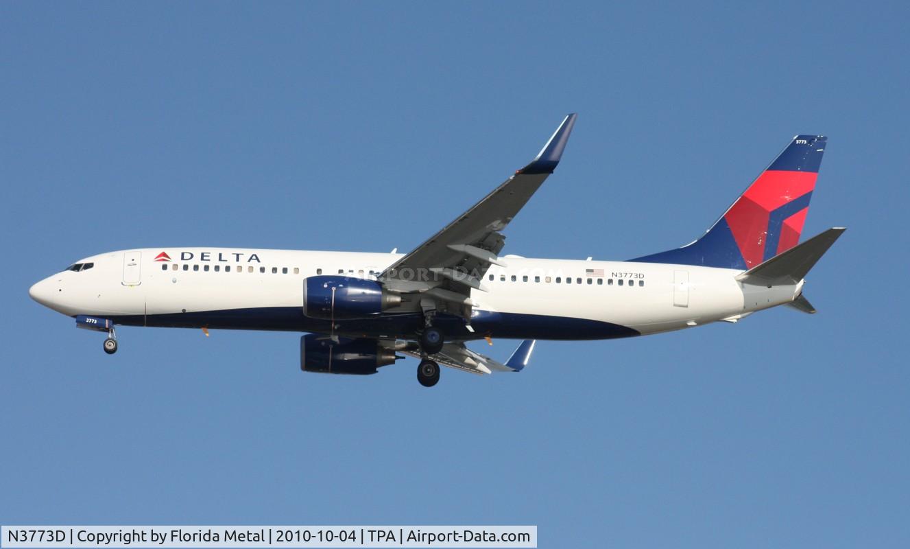 N3773D, 2010 Boeing 737-832 C/N 30825, Delta 737