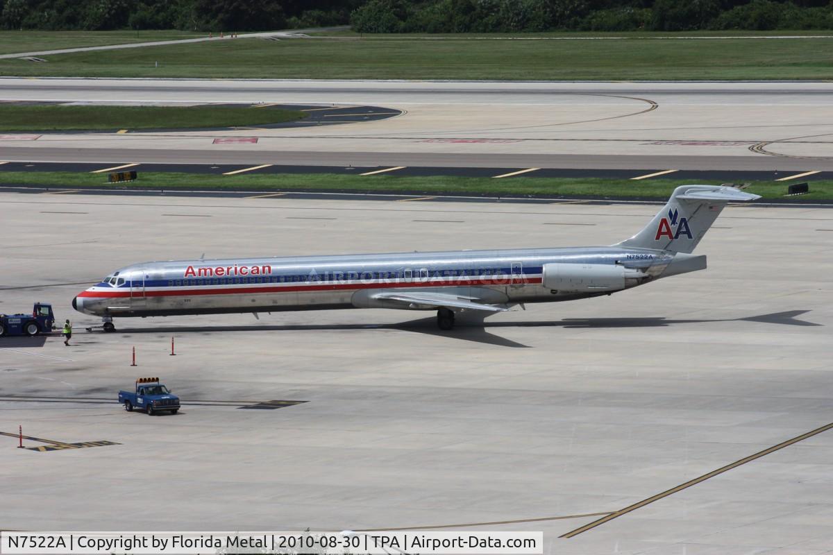 N7522A, 1990 McDonnell Douglas MD-82 (DC-9-82) C/N 49899, American MD-82