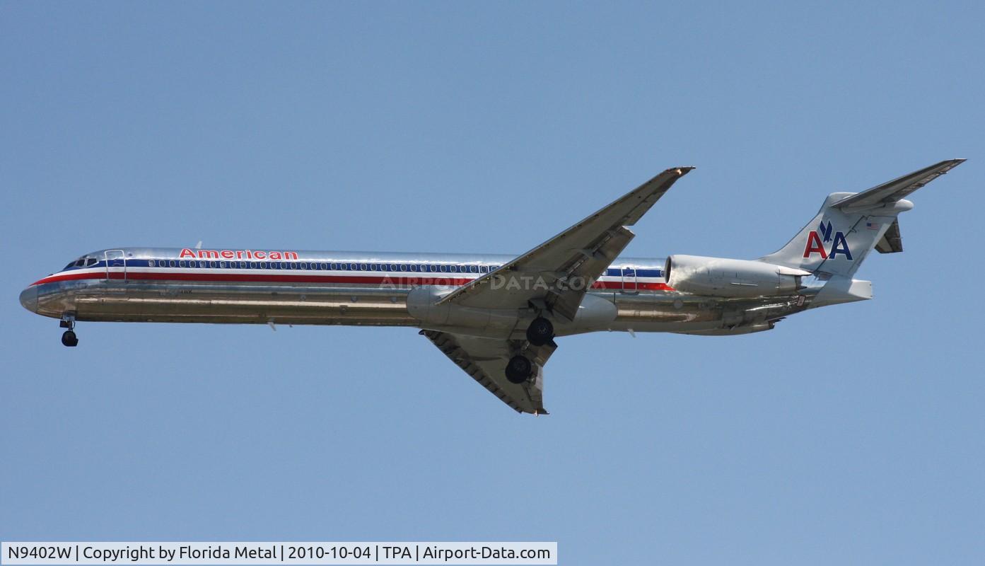 N9402W, 1992 McDonnell Douglas MD-83 (DC-9-83) C/N 53138, American MD-83