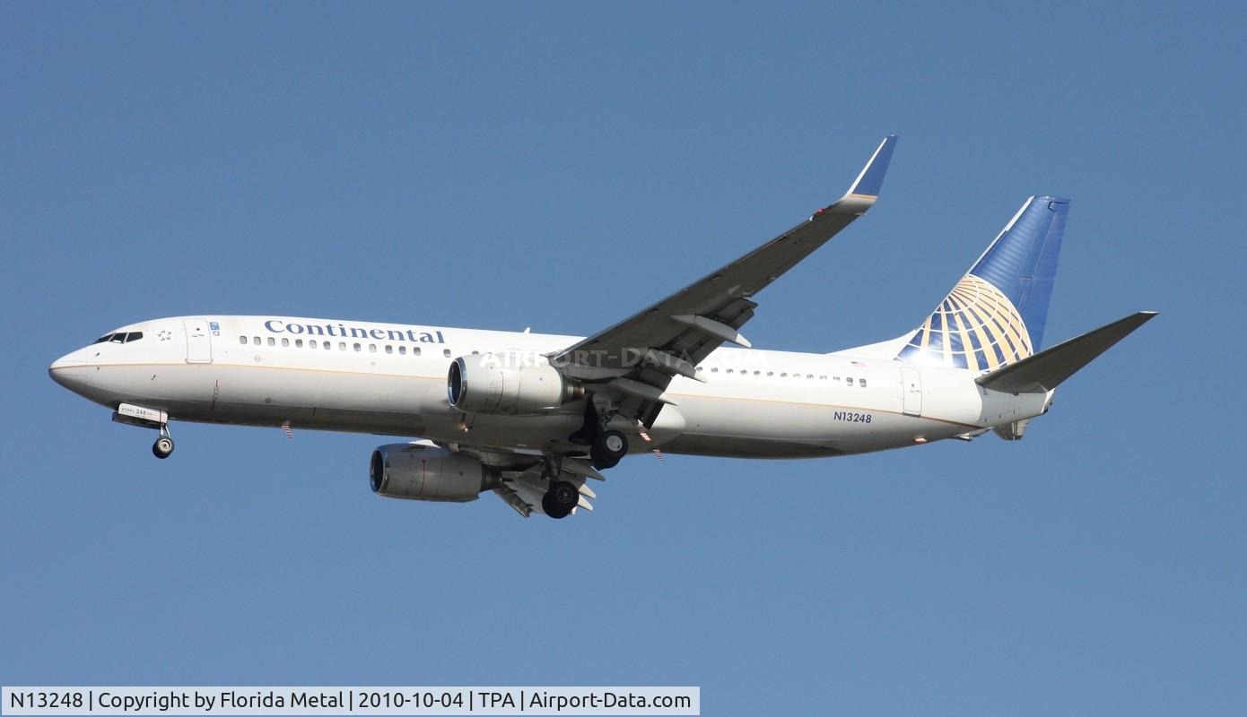 N13248, 1999 Boeing 737-824 C/N 28808, Continental 737-800