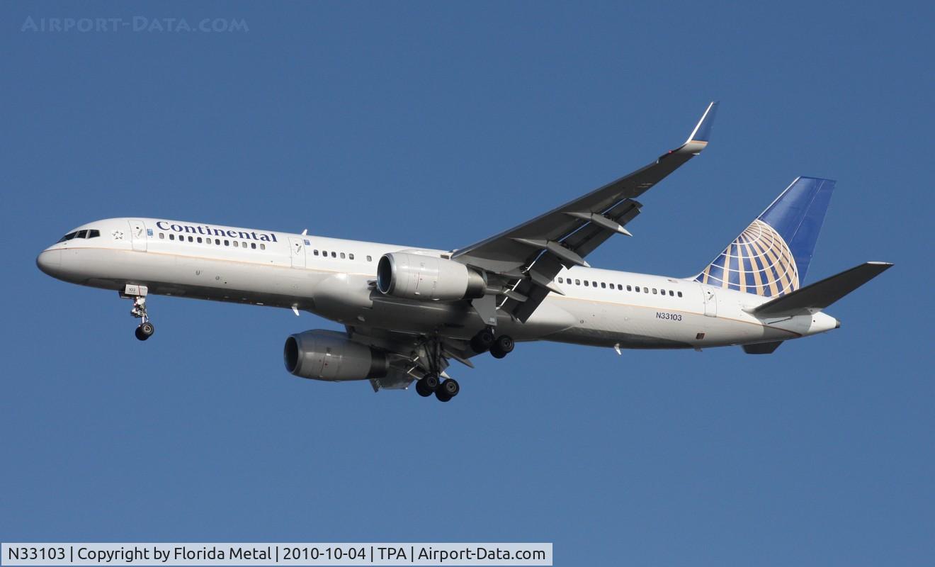 N33103, 1994 Boeing 757-224 C/N 27293, Continental 757