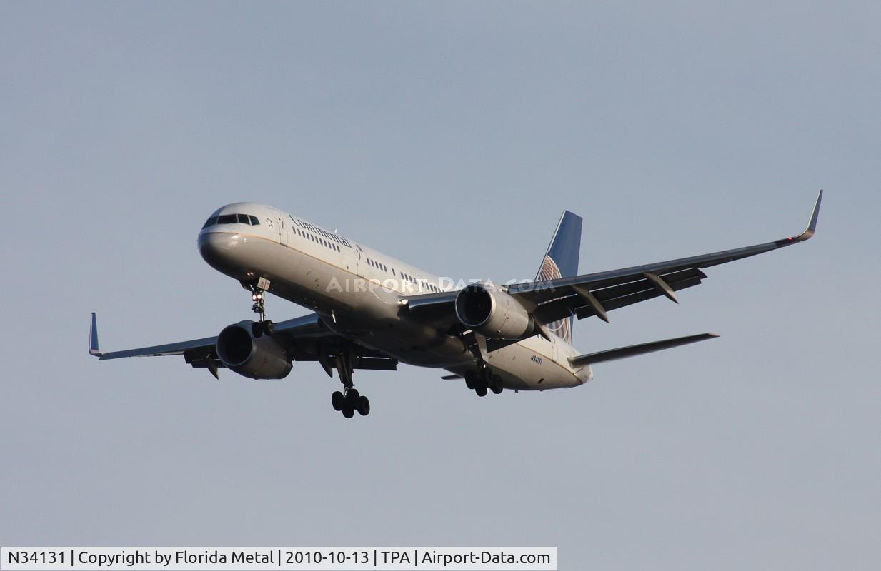 N34131, 1998 Boeing 757-224 C/N 28971, Continental 757