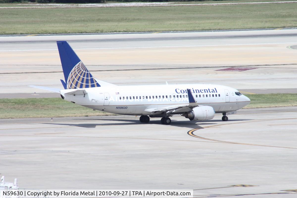 N59630, 1995 Boeing 737-524 C/N 27534, Continental 737-500