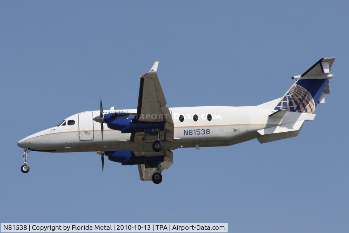 N81538, 1996 Beech 1900D C/N UE-199, Continental Connection B1900D
