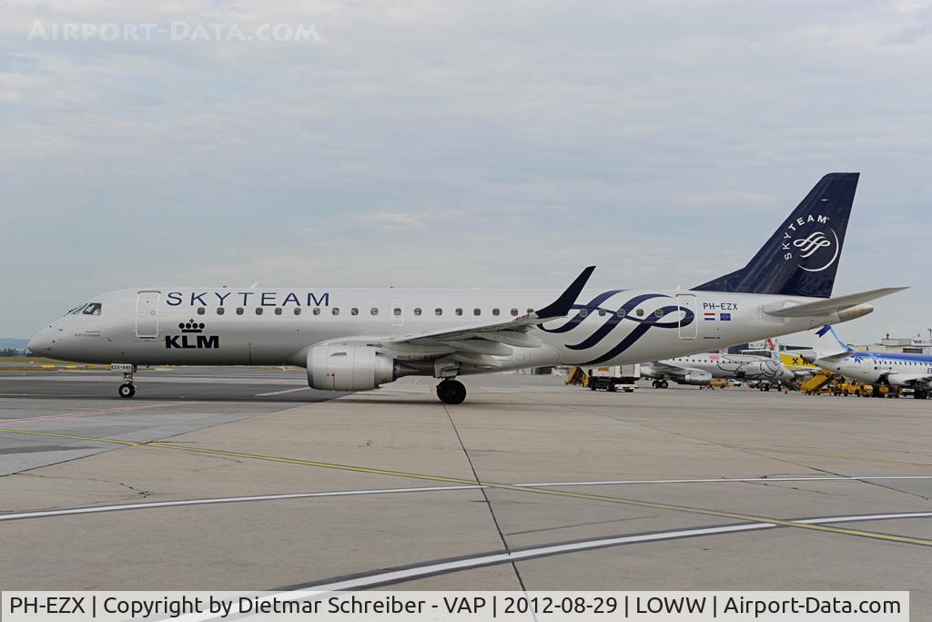PH-EZX, 2012 Embraer 190LR (ERJ-190-100LR) C/N 19000545, KLM Embraer 190