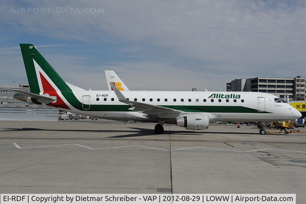 EI-RDF, 2012 Embraer 175LR (ERJ-170-200LR) C/N 17000337, Alitalia Embraer 175