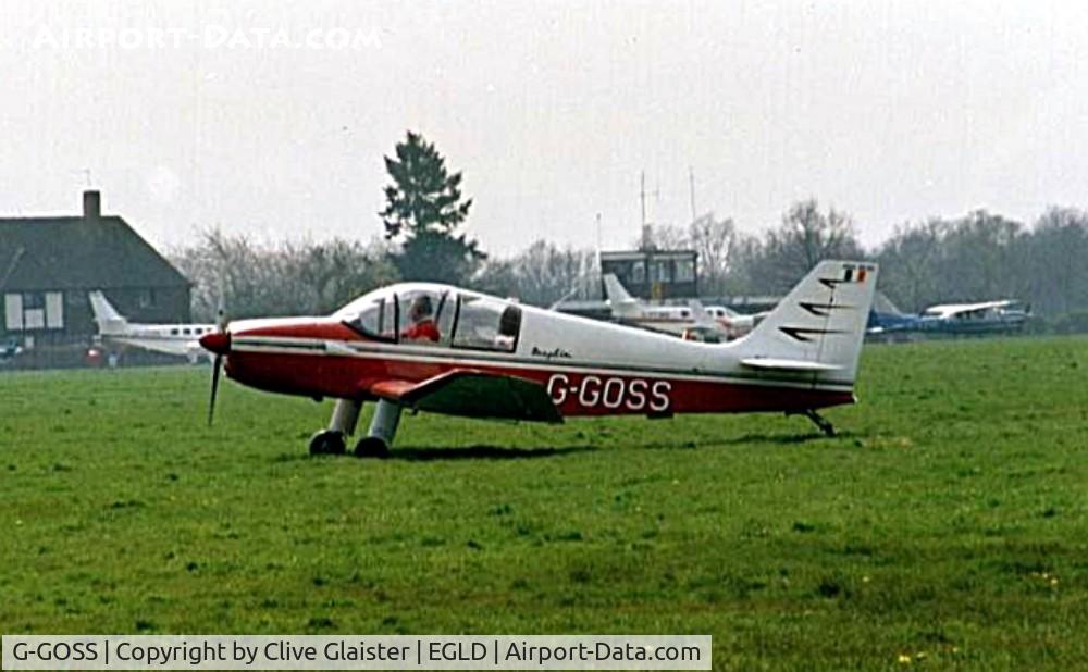 G-GOSS, 1968 CEA Jodel DR-221 Dauphin C/N 125, Ex: F-BPRA > G-GOSS - Originally owned in private hands since new, and currently with, Avon Flying Group since June 1998. De-registered as destroyed in September 2003. See, http://tinyurl.com/d6c7gt6


http://tinyurl.com/d6c7gt6