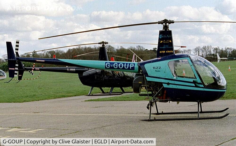 G-GOUP, 1991 Robinson R22 Beta II C/N 1663, Ex: G-DIRE > G-GOUP  - Originally owned to, Landhurst Leasing plc in January 1991 as G-DIRE and originally with, Staske Construction Ltd January 2001 as G-GOUP.