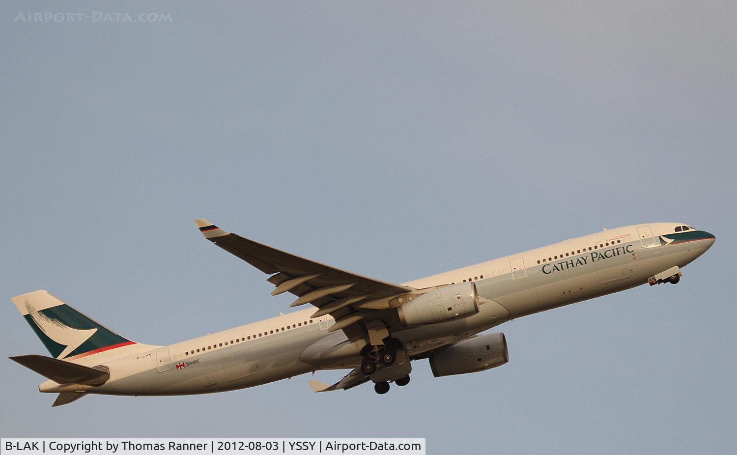 B-LAK, 2010 Airbus A330-343X C/N 1196, Cathay Pacific Airbus A330