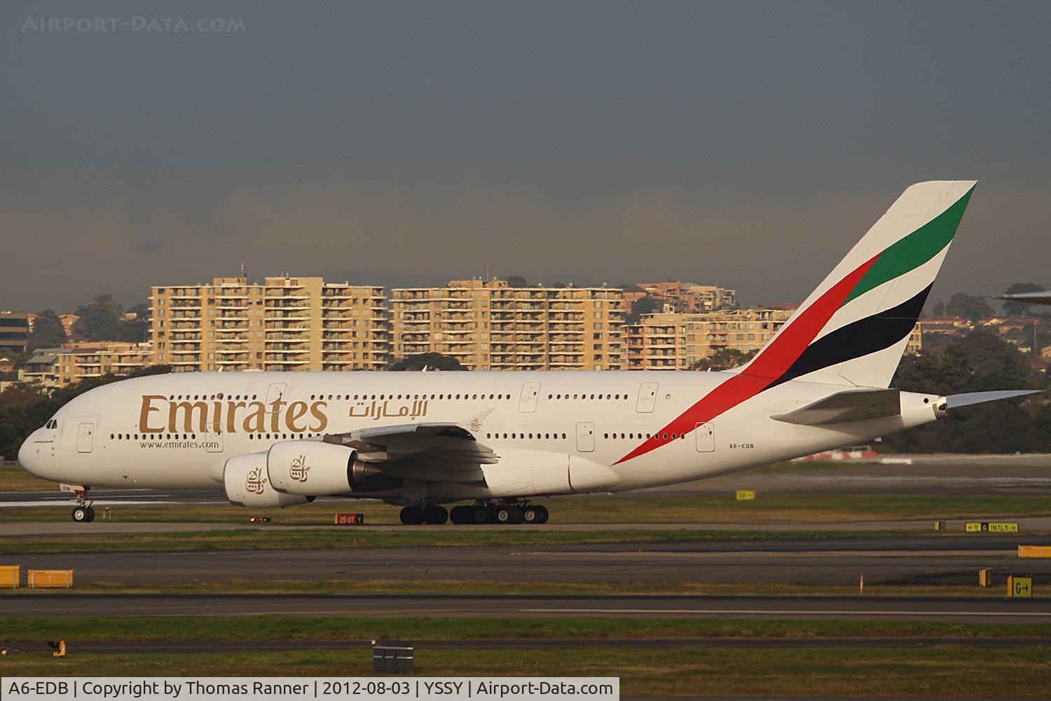 A6-EDB, 2008 Airbus A380-861 C/N 013, Emirates Airbus A380
