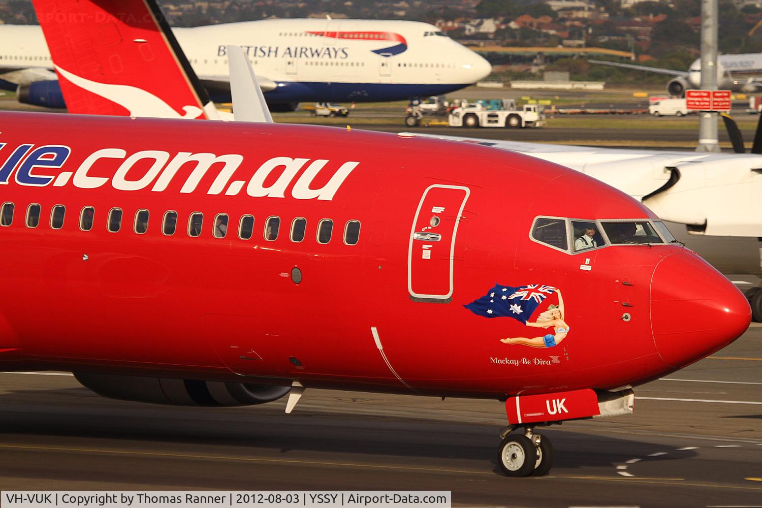 VH-VUK, 2007 Boeing 737-8FE C/N 36602/2353, Virginblue Boeing 737