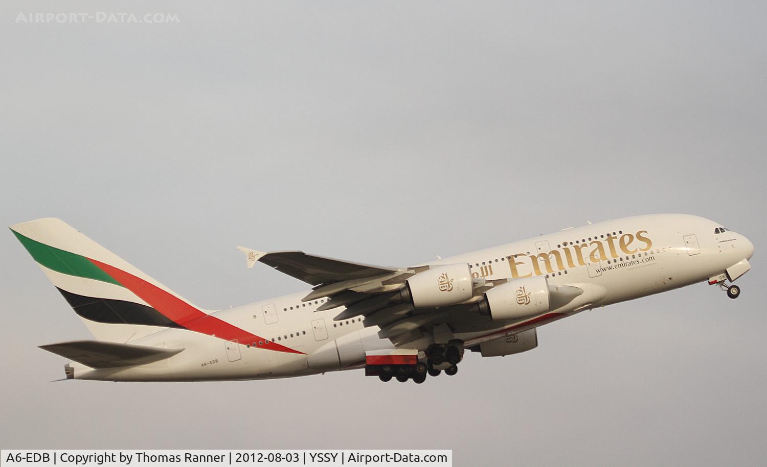 A6-EDB, 2008 Airbus A380-861 C/N 013, Emirates Airbus A380