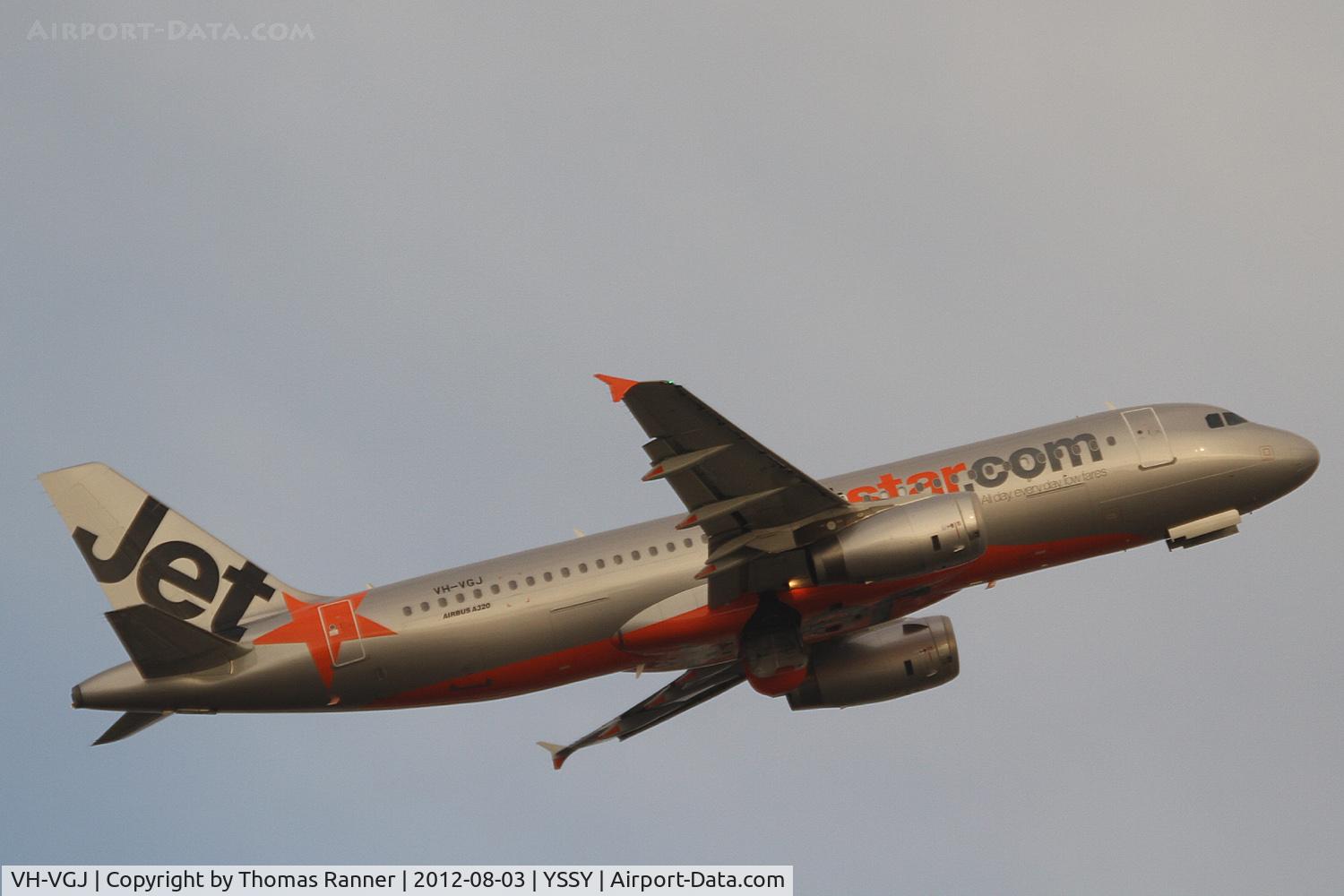 VH-VGJ, 2010 Airbus A320-214 C/N 4460, Jetstar Airbus A320
