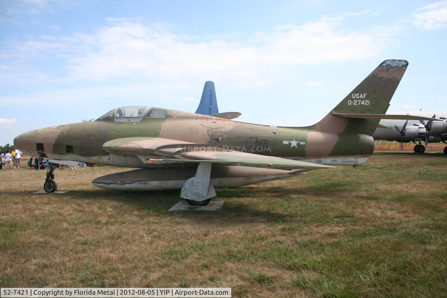 52-7421, 1955 Republic RF-84F Thunderflash C/N 52-7346, RF-84F Thunderflash