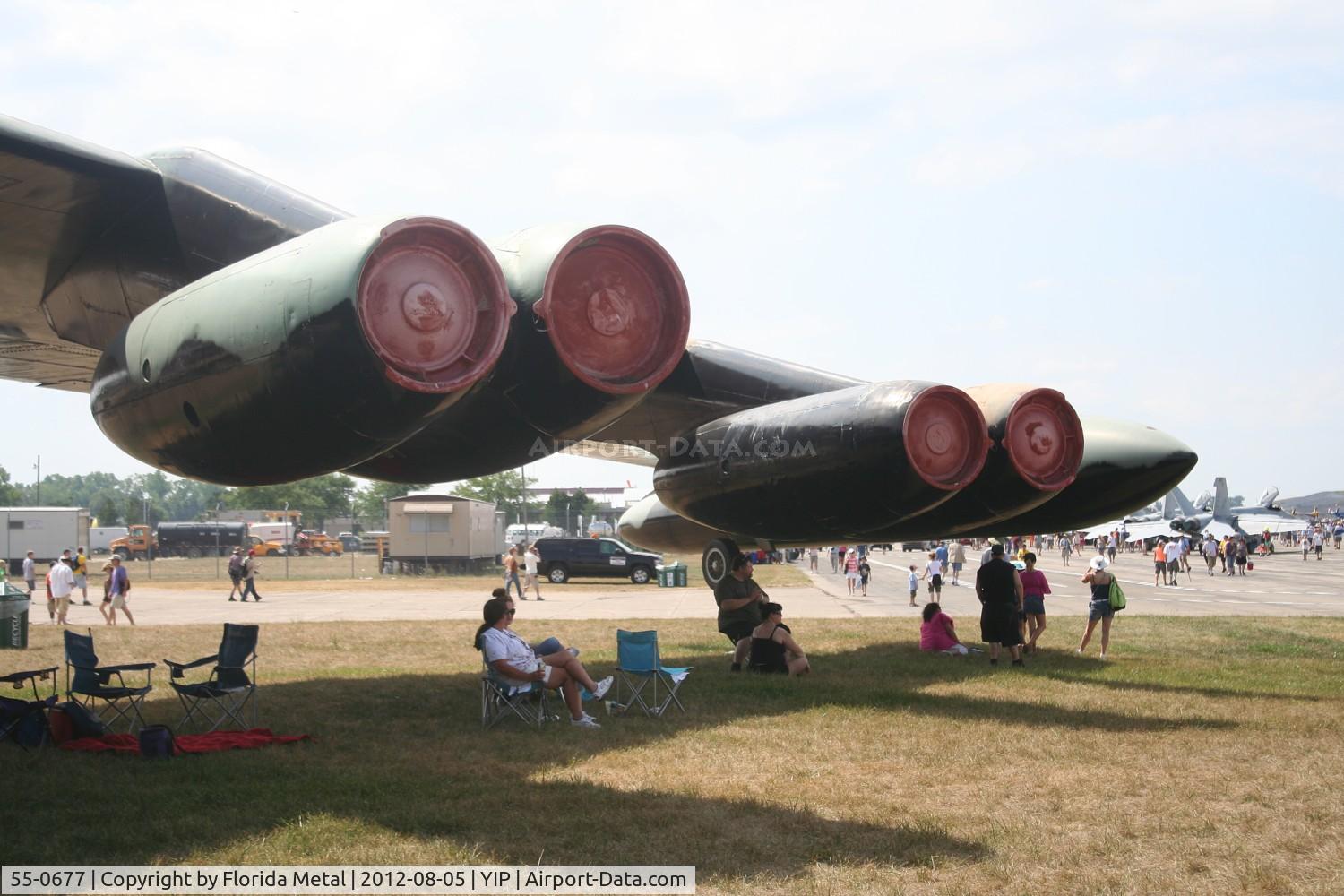 55-0677, 1955 Boeing B-52D Stratofortress C/N 464024, B-52 engines