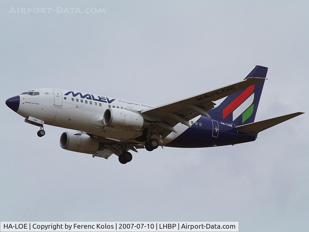 HA-LOE, 2003 Boeing 737-6Q8 C/N 28260, Ferihegy
