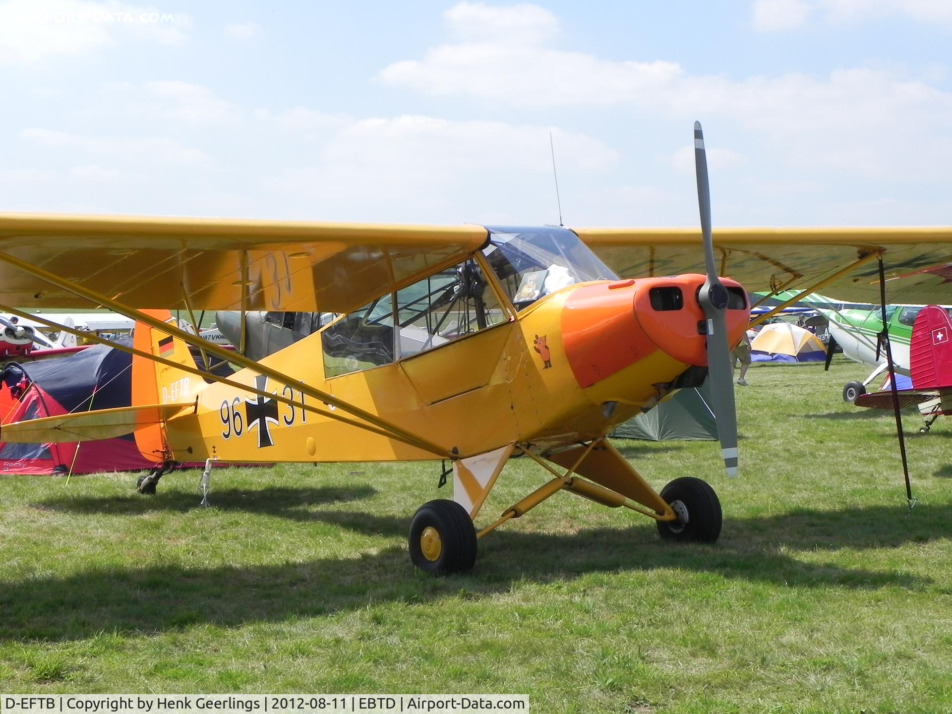 D-EFTB, 1954 Piper L-18C Super Cub (PA-18-95) C/N 18-3455, Fly In , Schaffen Diest