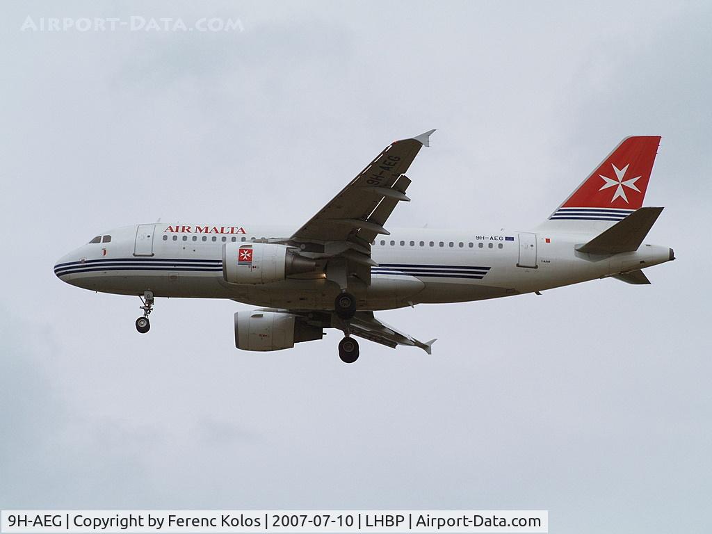 9H-AEG, 2003 Airbus A319-112 C/N 2113, Ferihegy