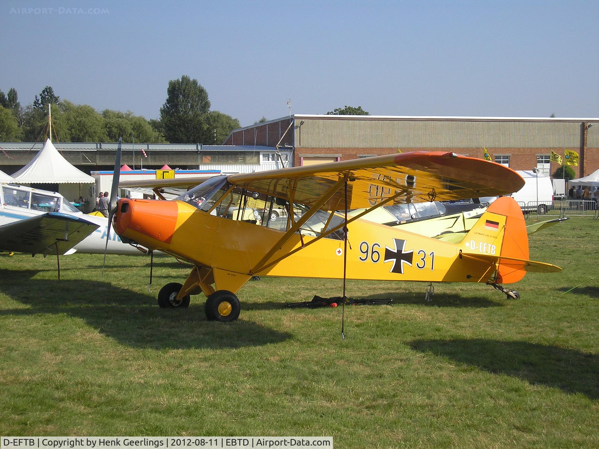 D-EFTB, 1954 Piper L-18C Super Cub (PA-18-95) C/N 18-3455, Fly In , Schaffen Diest