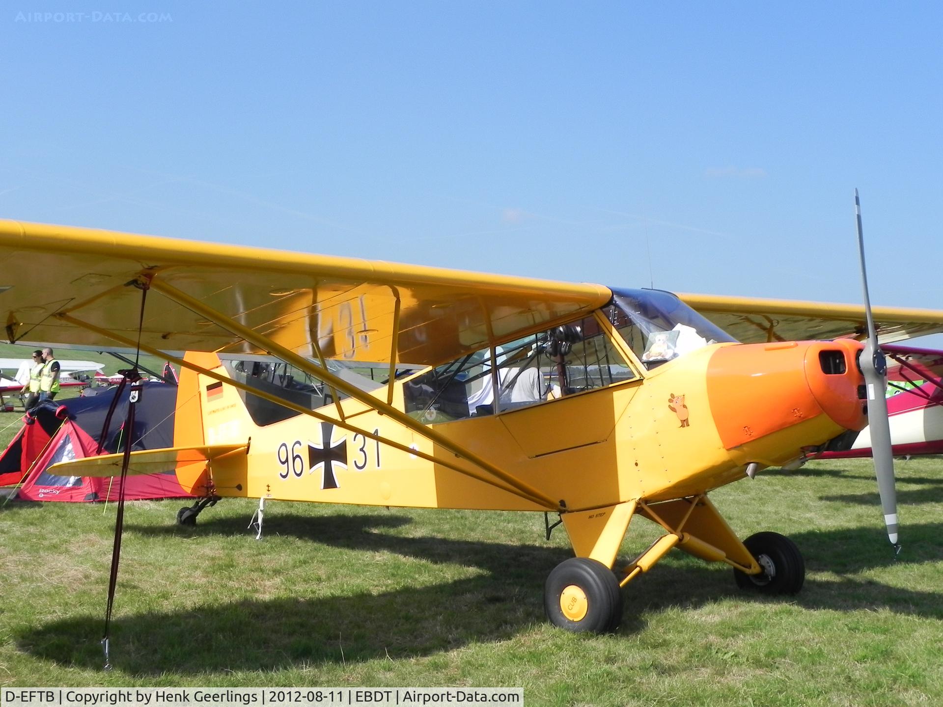 D-EFTB, 1954 Piper L-18C Super Cub (PA-18-95) C/N 18-3455, Fly In , Schaffen Diest