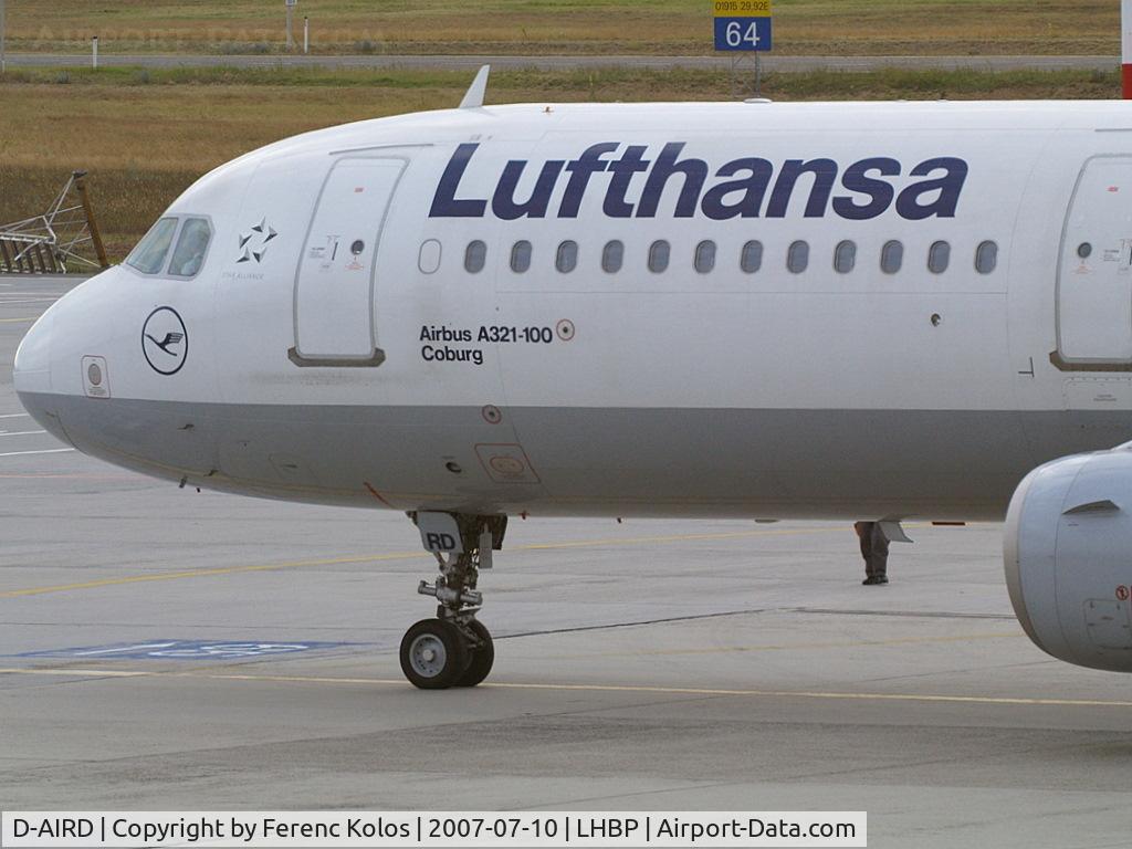 D-AIRD, 1994 Airbus A321-131 C/N 0474, Ferihegy