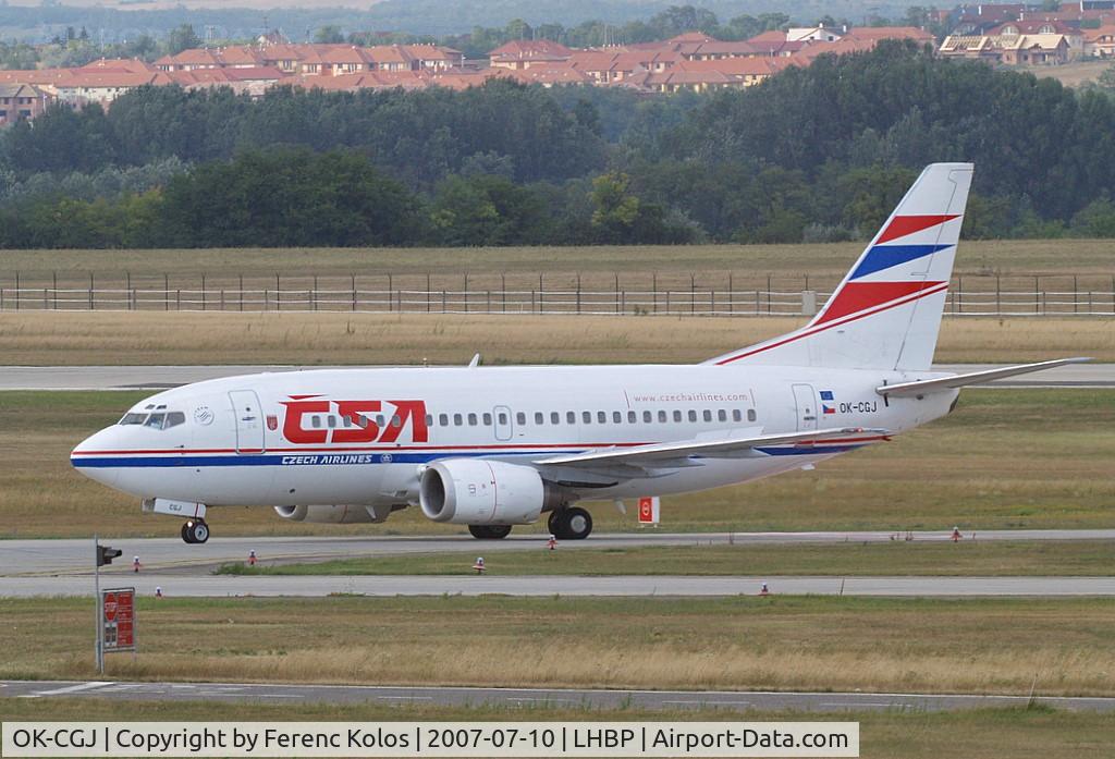 OK-CGJ, 1997 Boeing 737-500 C/N 28470, Ferihegy