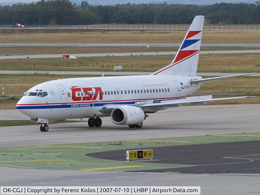 OK-CGJ, 1997 Boeing 737-500 C/N 28470, Ferihegy
