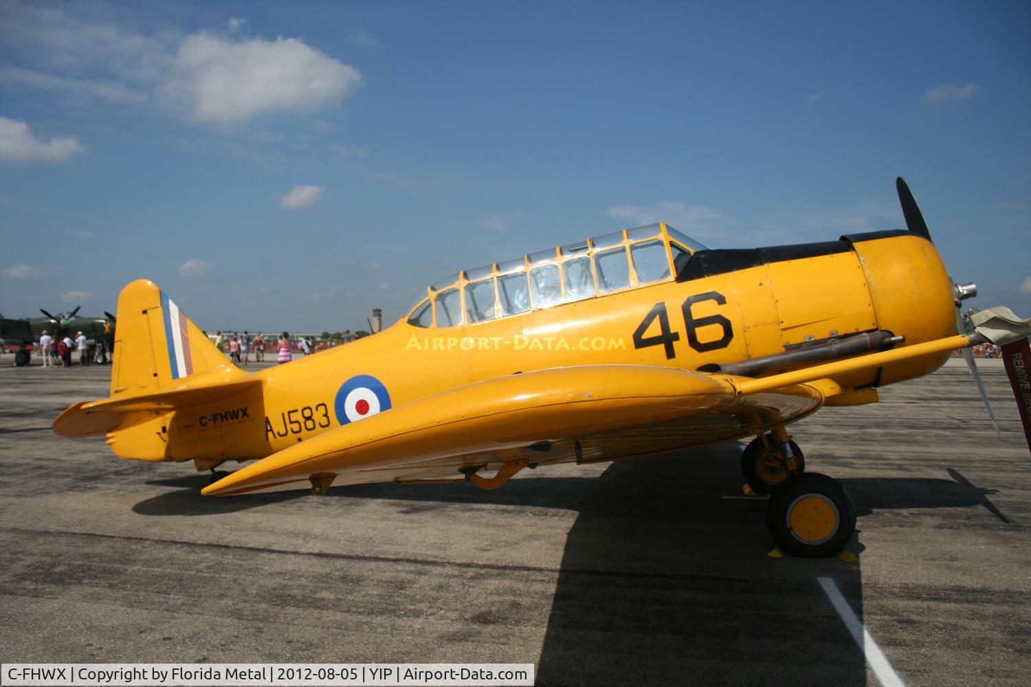 C-FHWX, 1941 Noorduyn AT-16 Harvard II C/N 76-3553, Harvard