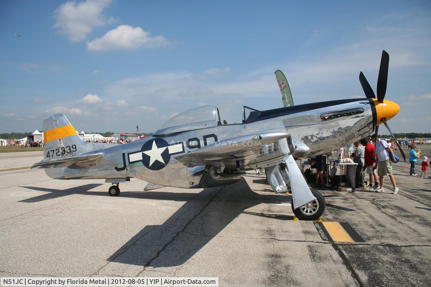 N51JC, 1944 North American P-51D Mustang C/N 122-38798, The Brat III