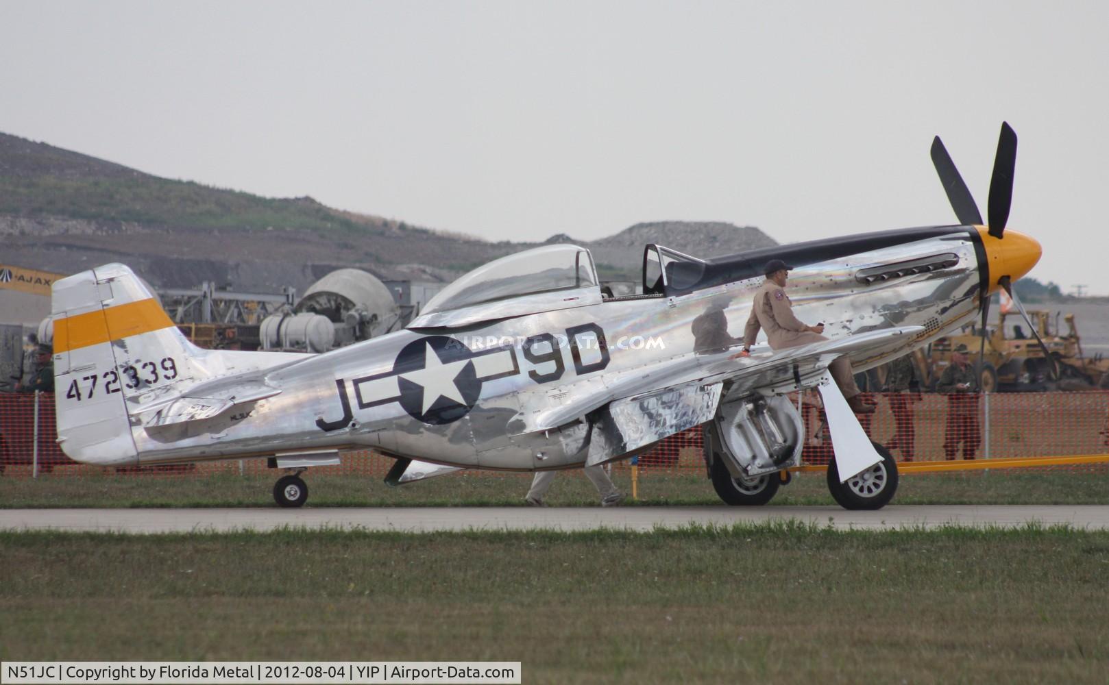 N51JC, 1944 North American P-51D Mustang C/N 122-38798, The Brat III