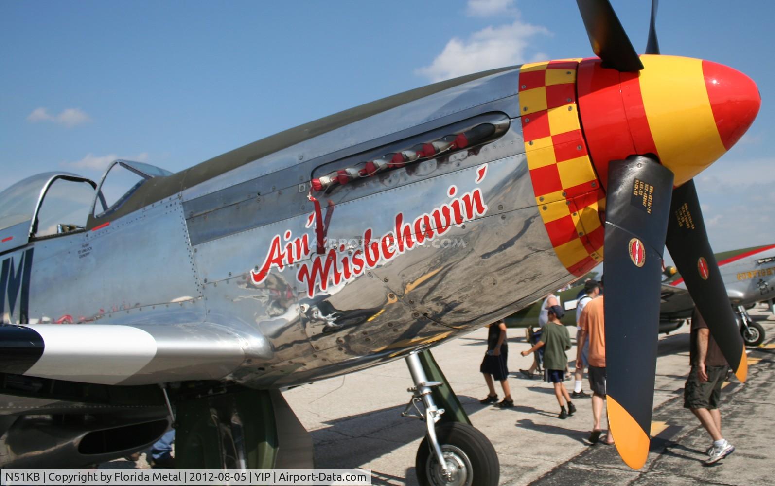 N51KB, 1961 North American F-51D Mustang C/N 44-74009, Ain't Misbehavin