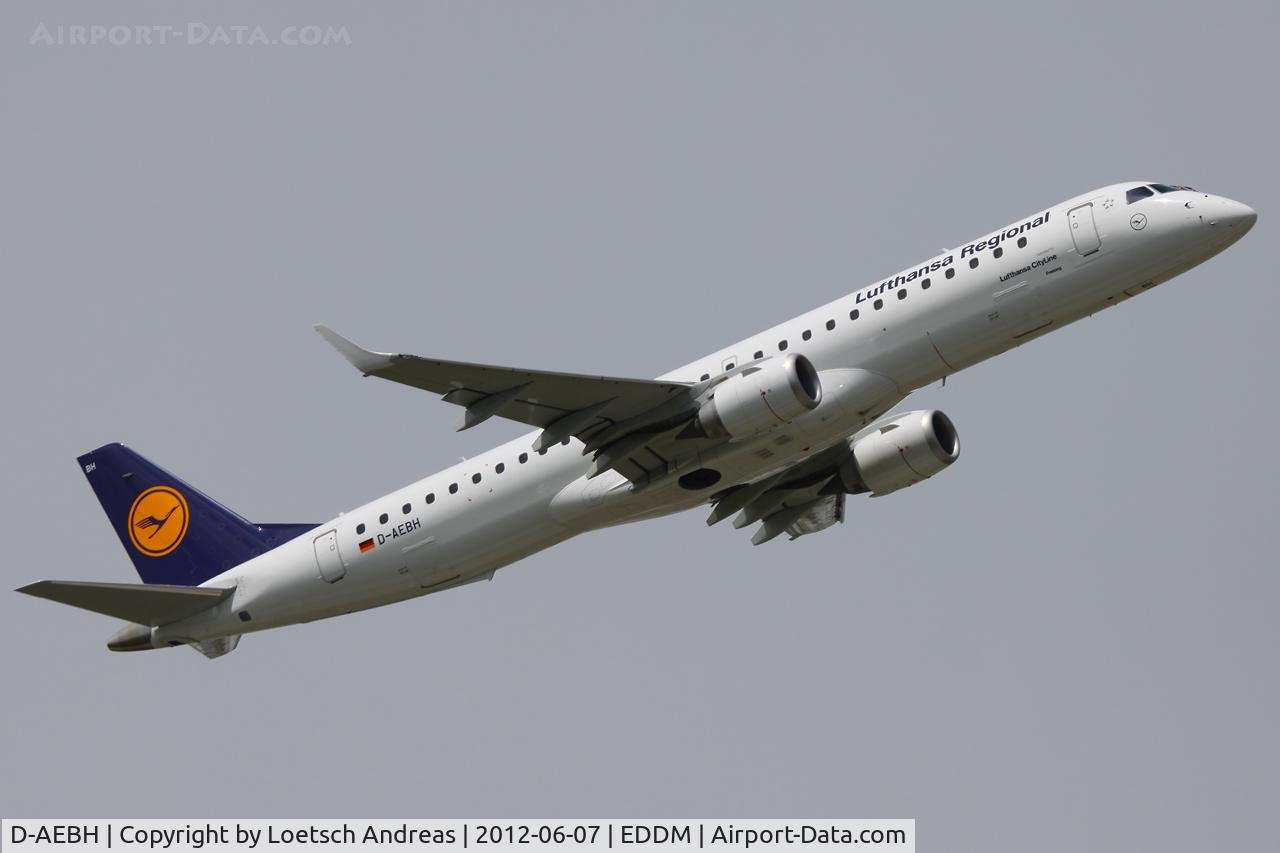 D-AEBH, 2011 Embraer 195LR (ERJ-190-200LR) C/N 19000447, DLH Regional (City Line)
