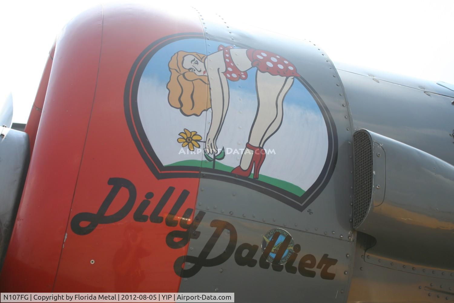 N107FG, 1944 North American AT-6D Texan C/N 121-41580, Dilly Dallier