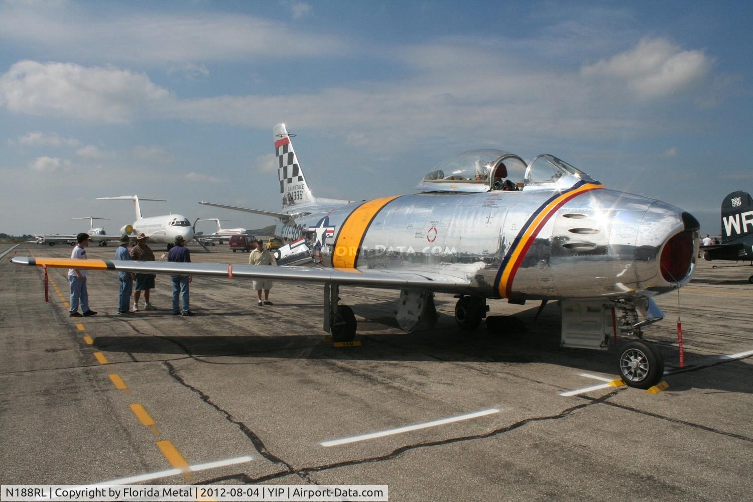 N188RL, 1952 North American F-86F Sabre C/N 191-682, F-86 Sabre