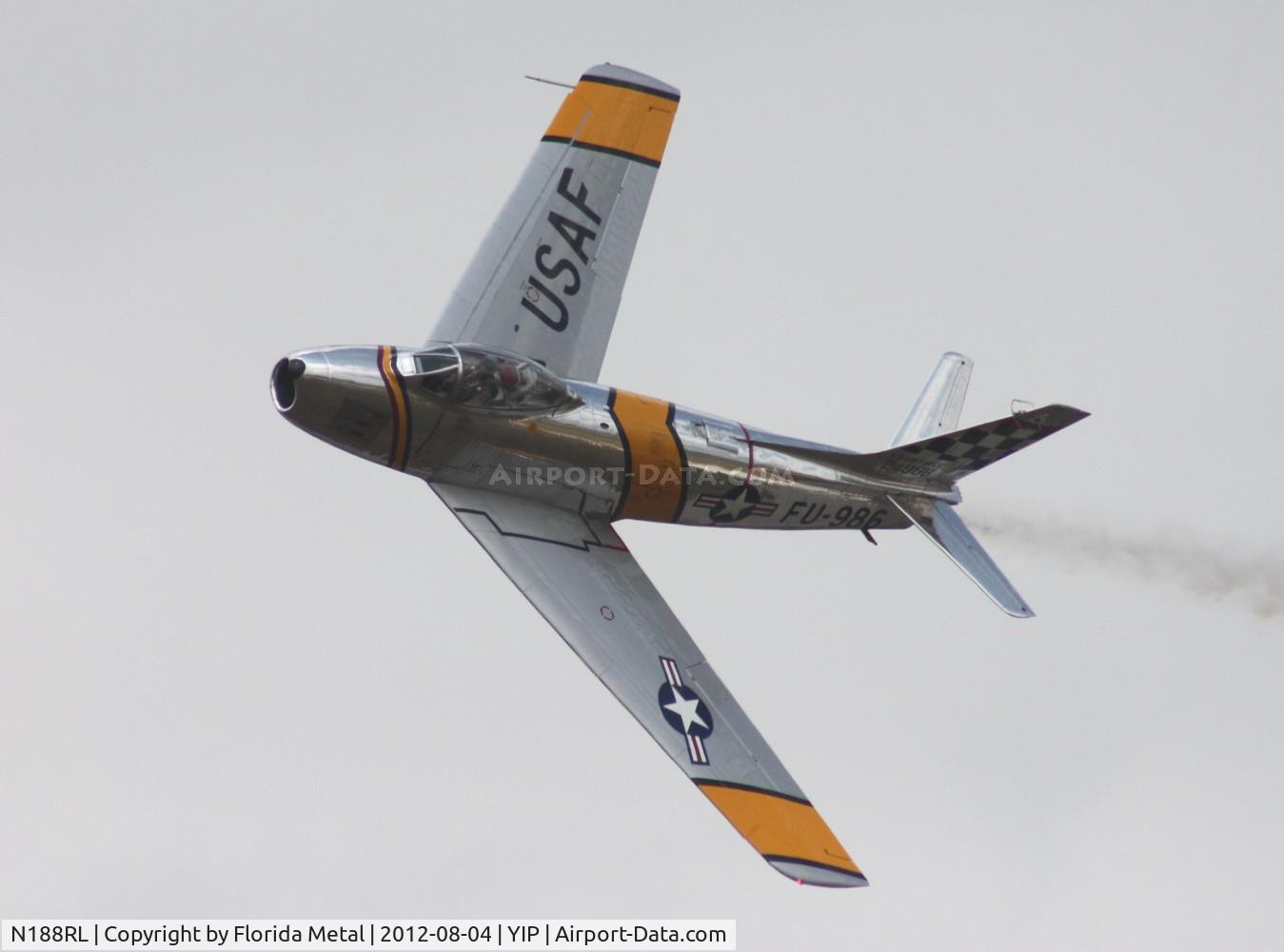 N188RL, 1952 North American F-86F Sabre C/N 191-682, Ol Smokey