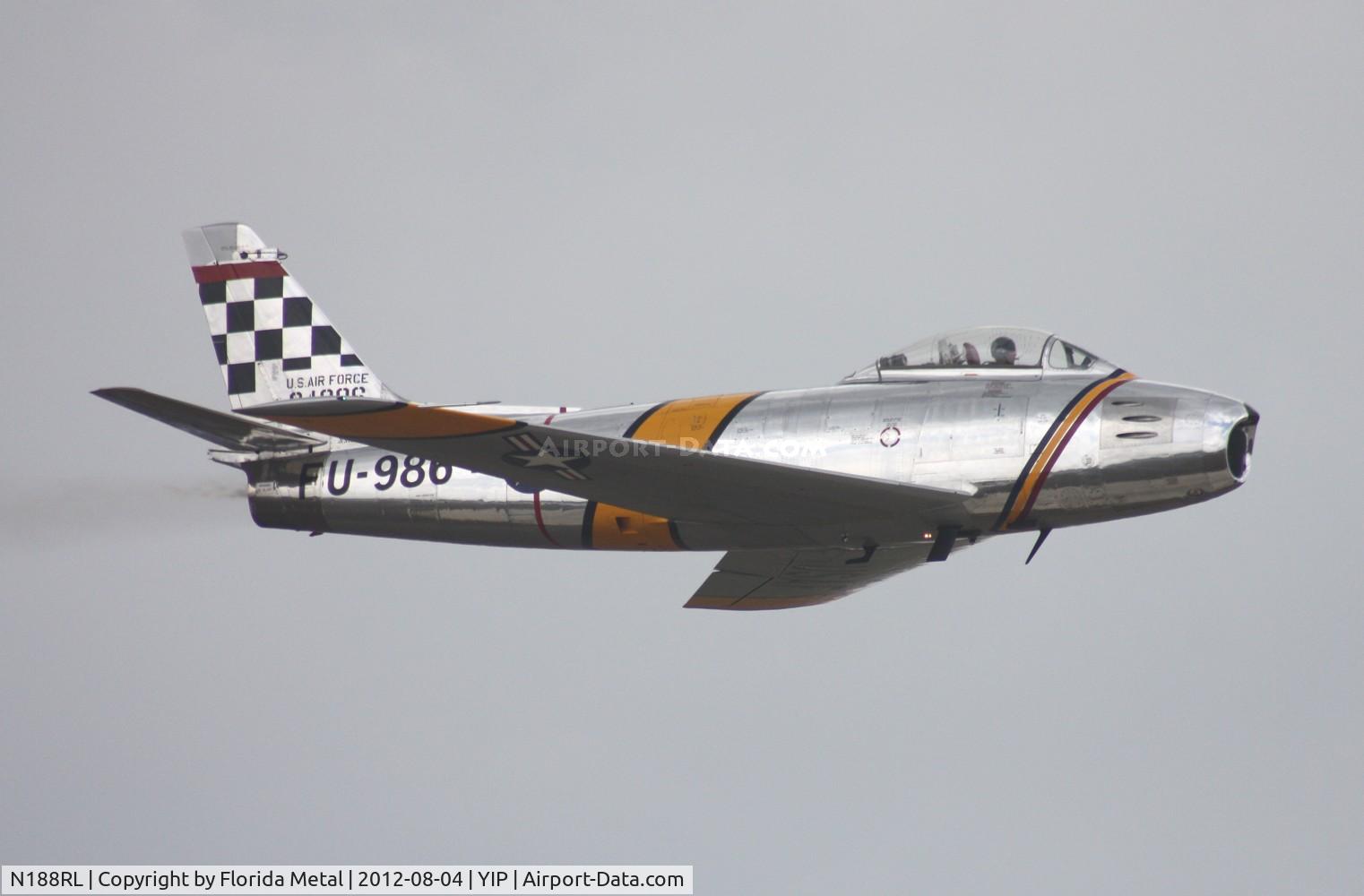 N188RL, 1952 North American F-86F Sabre C/N 191-682, Ol Smokey