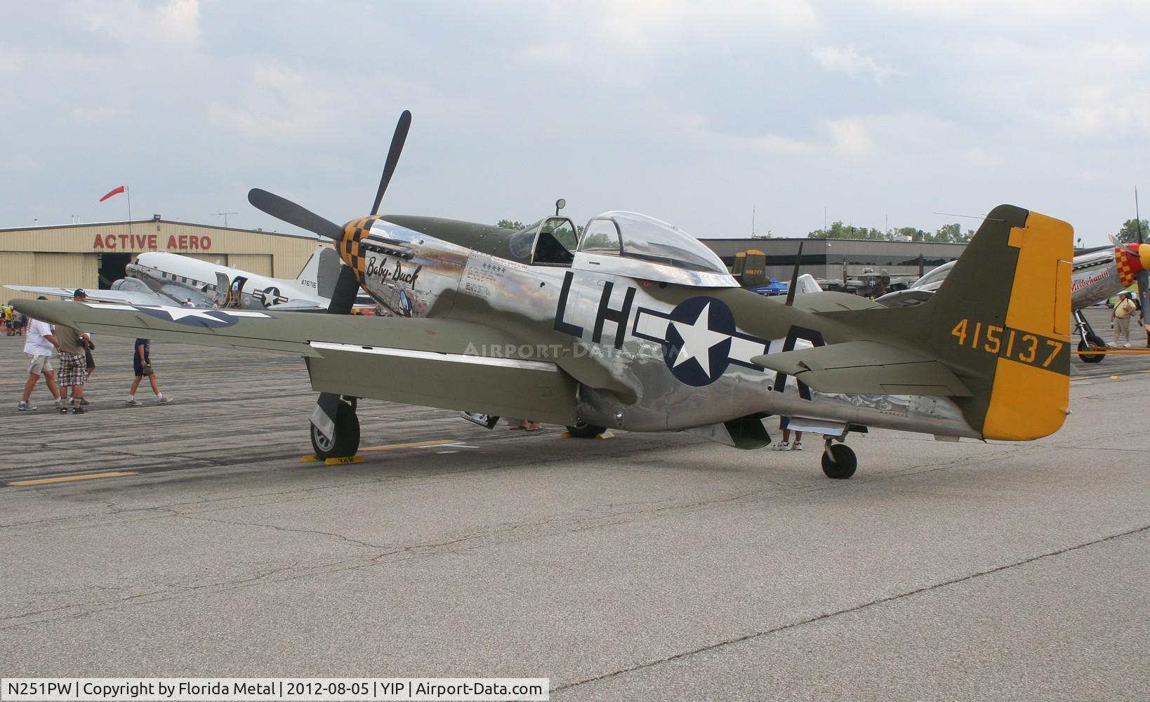 N251PW, 1944 North American P-51D Mustang C/N 122-31945, Baby Duck