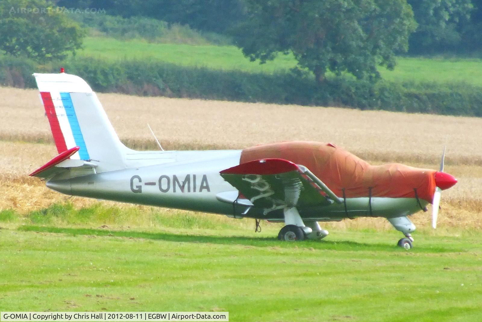 G-OMIA, 1972 Socata MS-893A Rallye Commodore 180 C/N 12074, at Wellesbourne Mountford