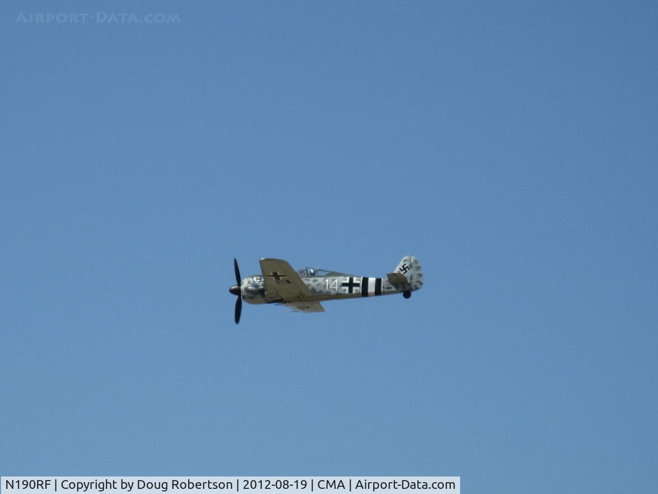 N190RF, Focke-Wulf Fw-190A-9 C/N 980 574, 1944 Focke Wulf Fw 190A-9, BMW 801 series radial 1,973 Hp, another overflight 26